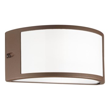 Ideal Lux - Επιτοίχιο εξωτερικό φωτιστικό REX 1xE27/60W/230V IP44 καφέ
