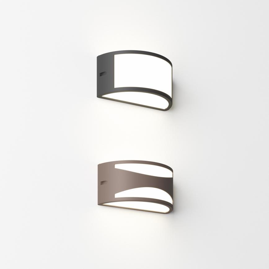 Ideal Lux - Επιτοίχιο εξωτερικό φωτιστικό REX 1xE27/60W/230V IP44 καφέ