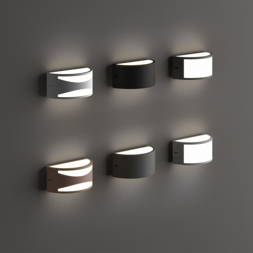 Ideal Lux - Επιτοίχιο εξωτερικό φωτιστικό REX 1xE27/60W/230V IP44 καφέ