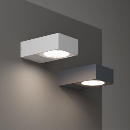 Ideal Lux - Επιτοίχιο εξωτερικό φωτιστικό SIRIO 1xGX53/9W/230V IP65 ανθρακί