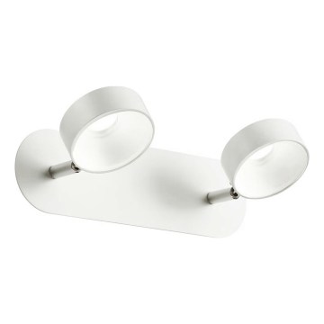 Ideal Lux - Επίτοιχο σποτ LED OBY 2xLED/6W/230V CRI 90 λευκό