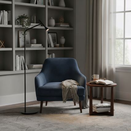 Ideal Lux - Επιδαπέδια λάμπα LED DIESIS LED/4,5W/230V CRI 95 μαύρο