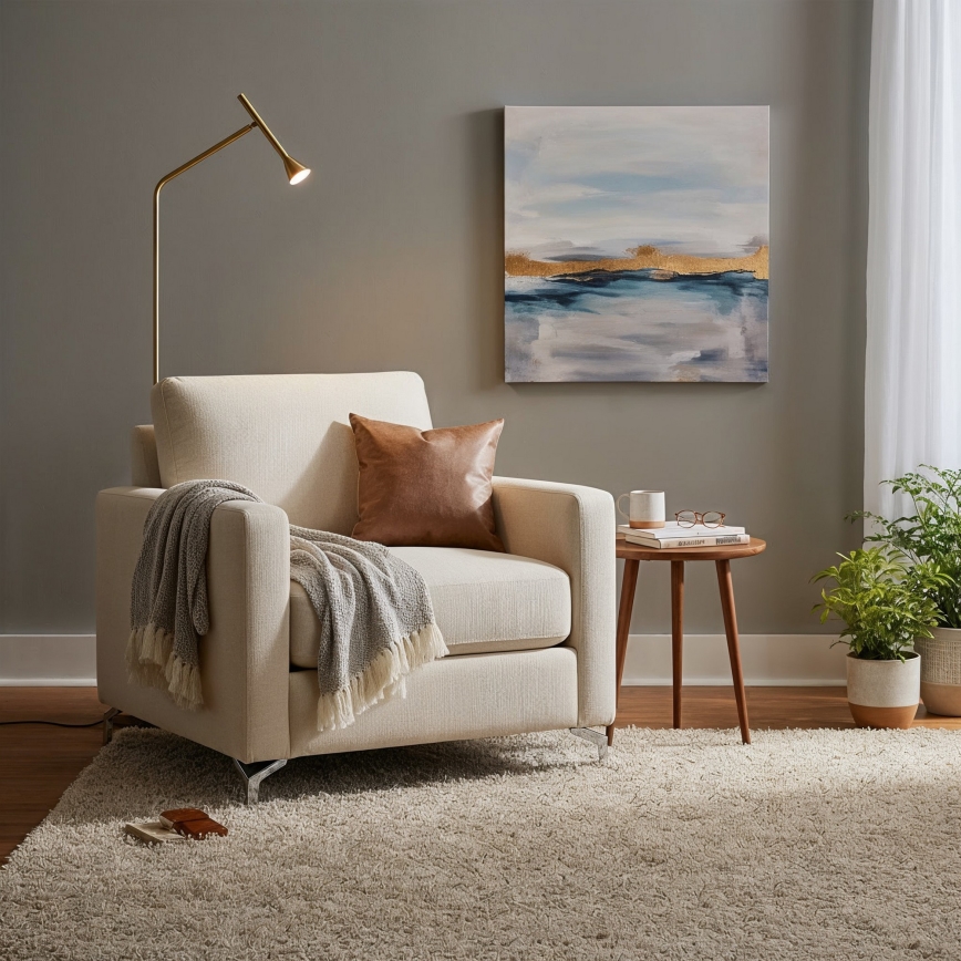 Ideal Lux - Επιδαπέδια λάμπα LED DIESIS LED/4,5W/230V CRI 95 χρυσό