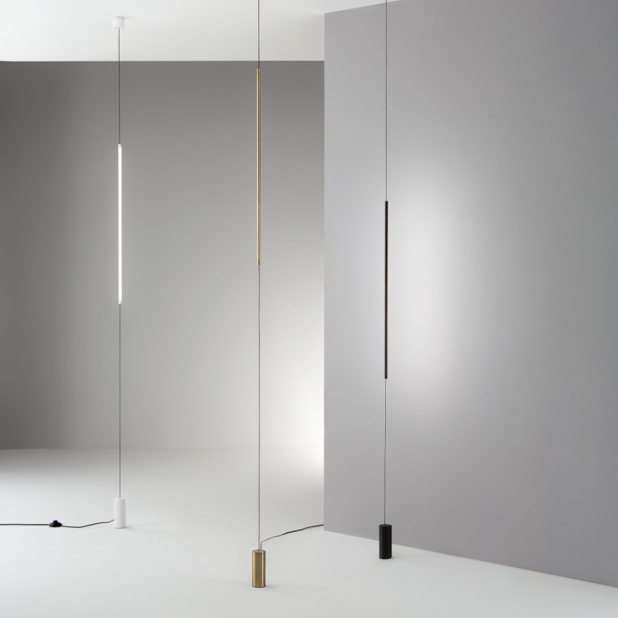 Ideal Lux - Επιδαπέδια λάμπα LED FILO LED/14W/230V 3000K CRI 90 μαύρο