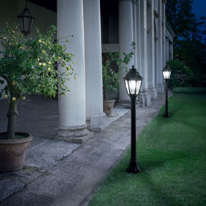 Ideal Lux - Επιδαπέδια λάμπα εξωτερικού χώρου 1xE27/60W/230V μαύρο IP44