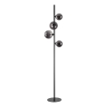 Ideal Lux - Επιδαπέδιο φωτιστικό LED PERLAGE 4xG9/3W/230V μαύρο/καπνιστό μαύρο