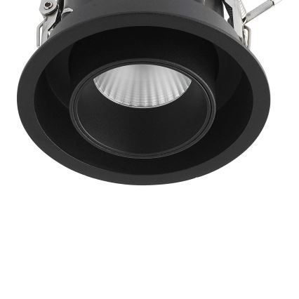 Ideal Lux - Εντοιχιζόμενο σποτ οροφής NOVA LED/12W/230V 4000K CRI 90 Ø 10 cm μαύρο