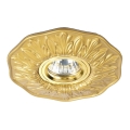 Ideal Lux - Εντοιχιζόμενο φωτιστικό οροφής POLKA 1xGU10/50W/230V χρυσό
