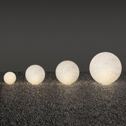 Ideal Lux - Εξωτερικό φωτιστικό DORIS 1xE27/60W/230V Ø 58 cm IP44 γκρι