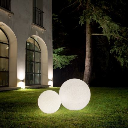 Ideal Lux - Εξωτερικό φωτιστικό DORIS 1xE27/60W/230V διάμ. 48 cm IP44 γκρι