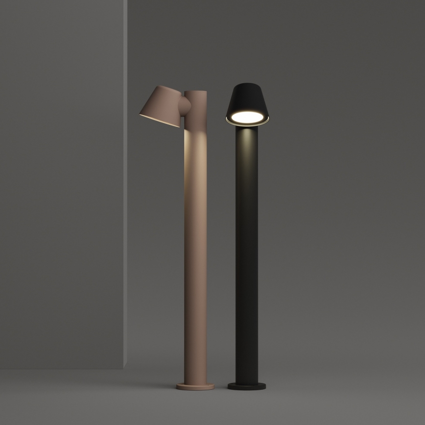 Ideal Lux - Εξωτερικό φωτιστικό GAS 1xGU10/35W/230V 80 cm IP43 καφέ