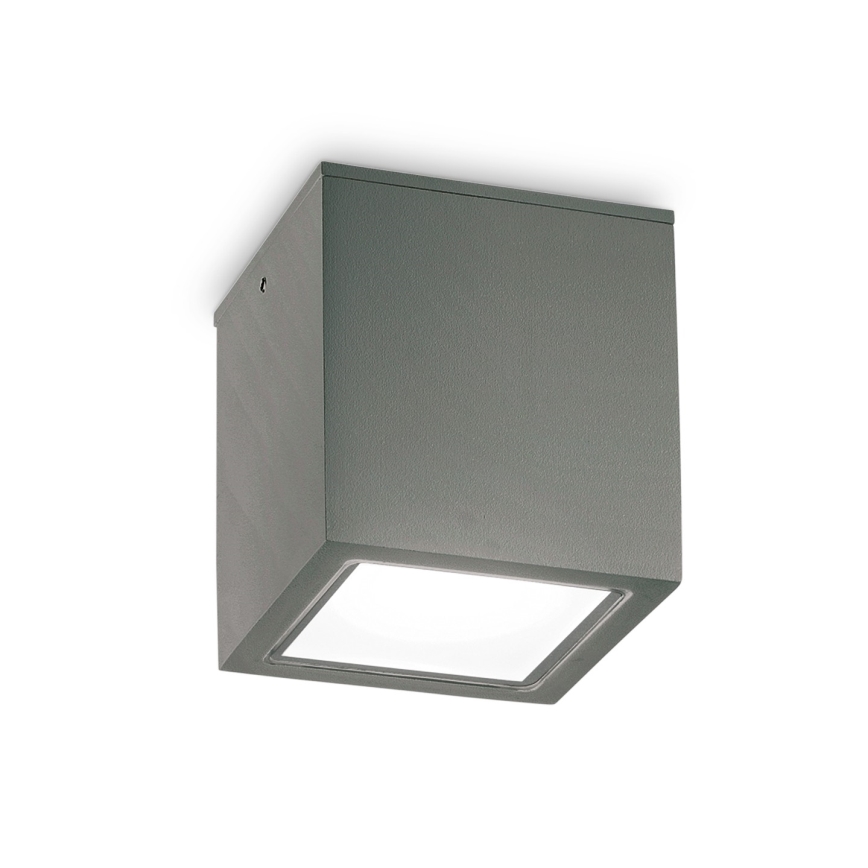 Ideal Lux - Εξωτερικό φωτιστικό σποτ TECHO 1xGU10/20W/230V 15x15 cm IP54 ανθρακί
