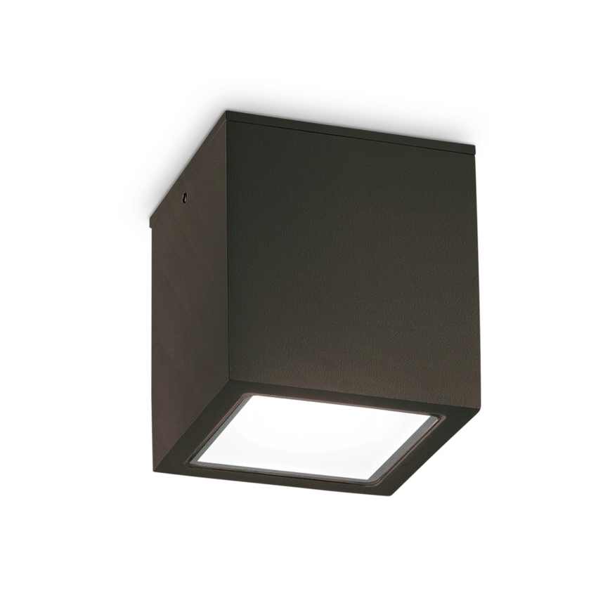 Ideal Lux - Εξωτερικό φωτιστικό σποτ TECHO 1xGU10/20W/230V 9x9 cm IP54 μαύρο