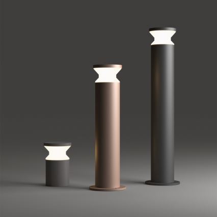 Ideal Lux - Εξωτερικό φωτιστικό TORRE 1xE27/15W/230V 60 cm IP65 ανθρακί