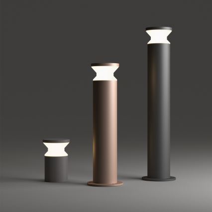 Ideal Lux - Εξωτερικό φωτιστικό TORRE 1xE27/15W/230V 60 cm IP65 μαύρο