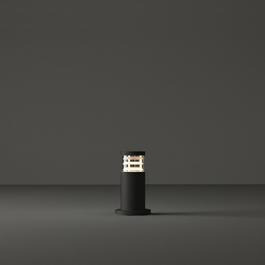 Ideal Lux - Εξωτερικό φωτιστικό TRONCO 1xE27/42W/230V 25 cm IP65 μαύρο