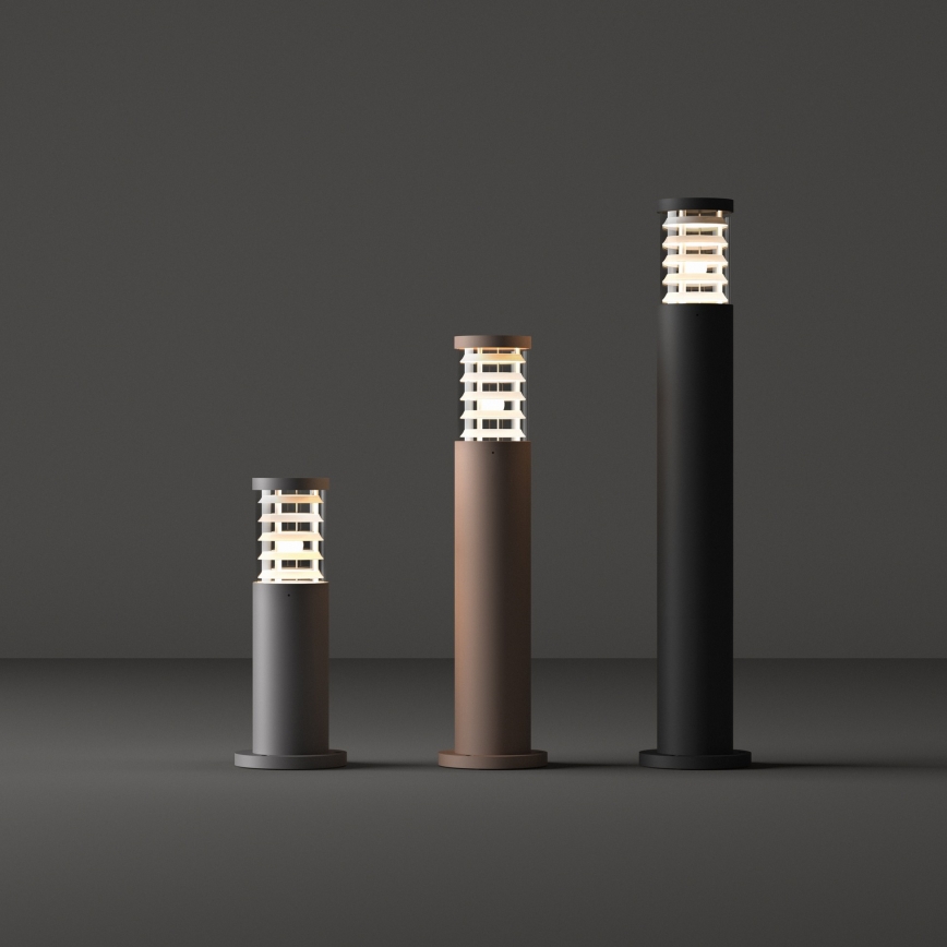 Ideal Lux - Εξωτερικό φωτιστικό TRONCO 1xE27/42W/230V 60 cm IP65 μαύρο