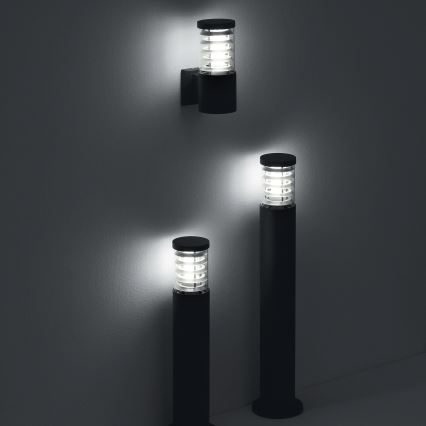 Ideal Lux - Εξωτερικό φωτιστικό TRONCO 1xE27/42W/230V 60 cm IP65 μαύρο