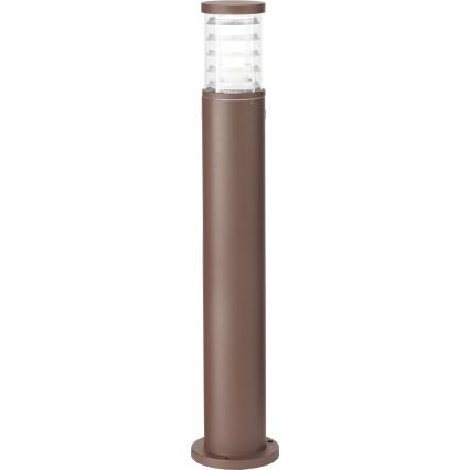 Ideal Lux - Εξωτερικό φωτιστικό TRONCO 1xE27/42W/230V 80 cm IP65 καφέ