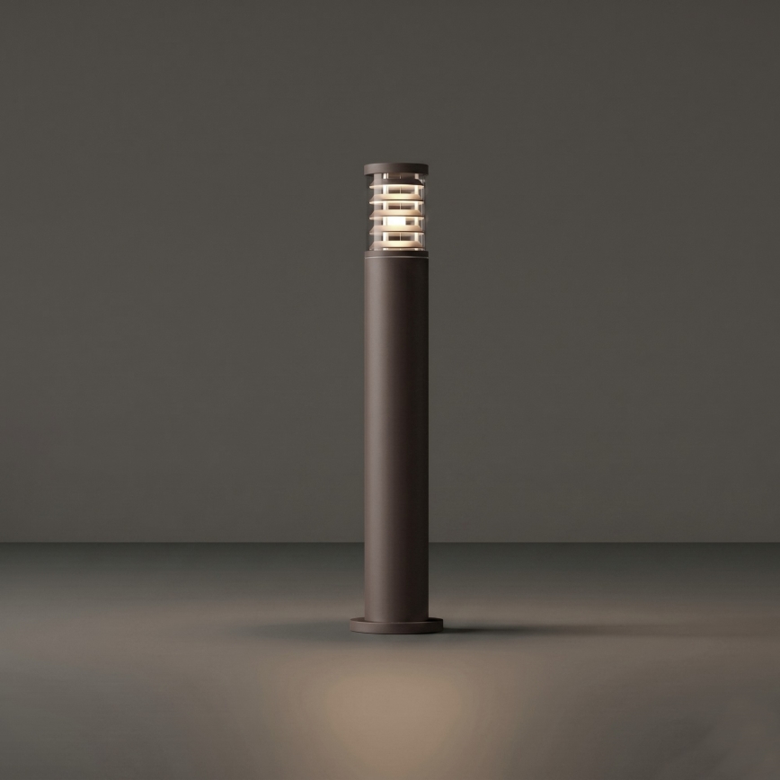 Ideal Lux - Εξωτερικό φωτιστικό TRONCO 1xE27/42W/230V 80 cm IP65 καφέ
