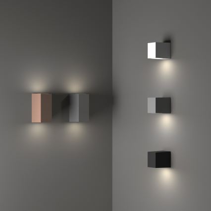 Ideal Lux - Εξωτερικό φωτιστικό τοίχου UP 1xG9/15W/230V IP44 καφέ