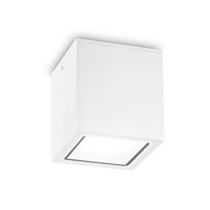 Ideal Lux - Εξωτερικό σποτ φωτιστικό TECHO 1xGU10/20W/230V 15x15 cm IP54 λευκό