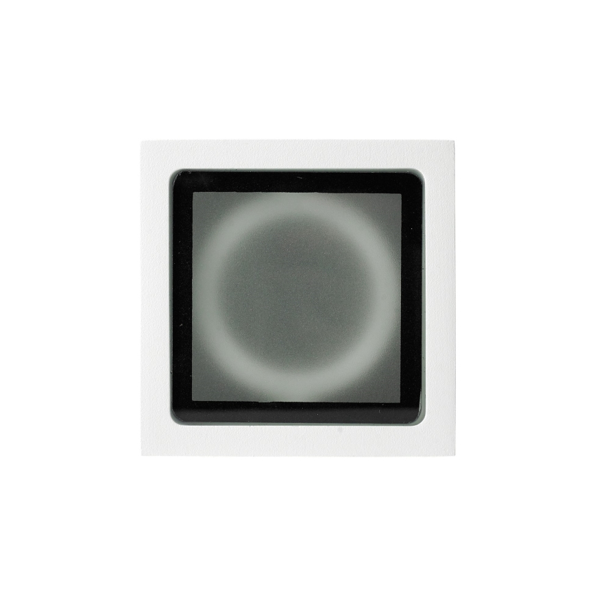 Ideal Lux - Εξωτερικό σποτ φωτιστικό TECHO 1xGU10/20W/230V 15x15 cm IP54 λευκό