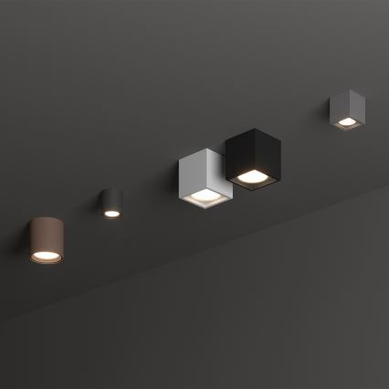 Ideal Lux - Εξωτερικό σποτ φωτιστικό TECHO 1xGU10/20W/230V 9x9 cm IP54 ανθρακί