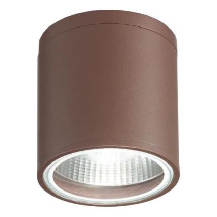 Ideal Lux - Εξωτερικό σποτ GUN 1xGU10/28W/230V Ø 11 cm IP55 καφέ