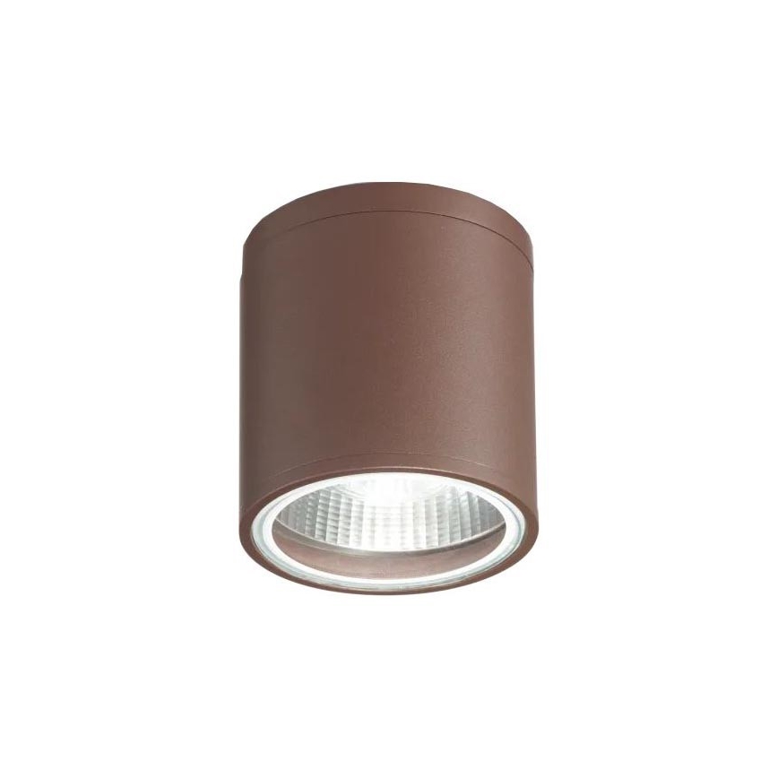 Ideal Lux - Εξωτερικό σποτ GUN 1xGU10/28W/230V Ø 11 cm IP55 καφέ