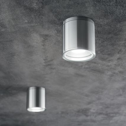 Ideal Lux - Εξωτερικό σποτ GUN 1xGU10/28W/230V Ø 11 cm IP55 γκρι