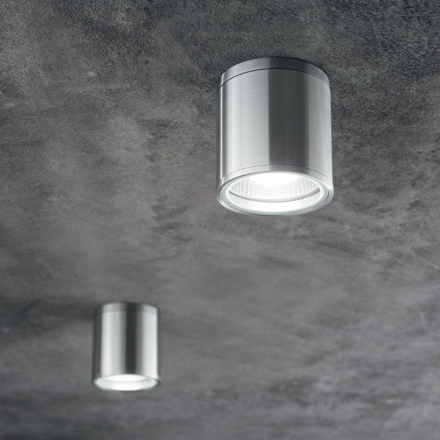 Ideal Lux - Εξωτερικό σποτ GUN 1xGU10/28W/230V Ø 11 cm IP55 γκρι