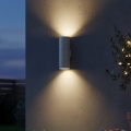 Ideal Lux - Εξωτερικό επιτοίχιο φωτιστικό GUN 1xE27/60W/230V 31 cm IP54 γκρι