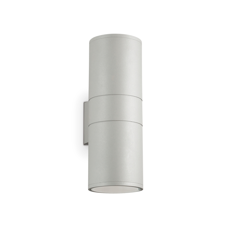 Ideal Lux - Εξωτερικό επιτοίχιο φωτιστικό GUN 1xE27/60W/230V 31 cm IP54 γκρι