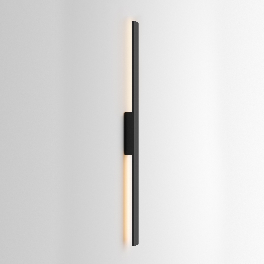 Ideal Lux - LED εξωτερικό επιτοίχιο φωτιστικό LINEA LED/23W/230V CRI 90 144 cm IP54 μαύρο