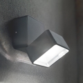 Ideal Lux - Εξωτερικό επιτοίχιο φωτιστικό LED OMEGA LED/7W/230V CRI 90 IP54 ανθρακί