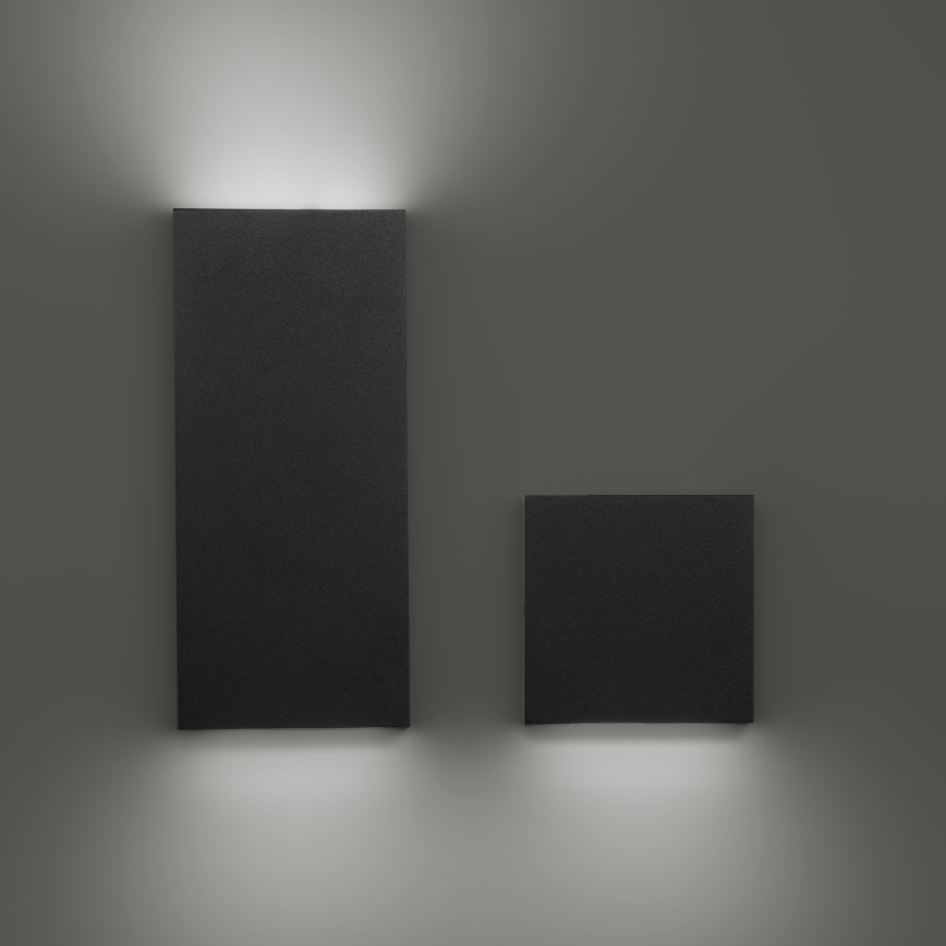 Ideal Lux - Εξωτερικό επιτοίχιο φωτιστικό LED POST-IT LED/3W/12V CRI 90 μαύρο