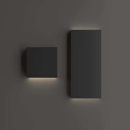 Ideal Lux - Εξωτερικό επιτοίχιο φωτιστικό LED POST-IT LED/3W/12V CRI 90 μαύρο