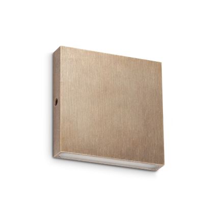 Ideal Lux - Εξωτερικό επιτοίχιο φωτιστικό LED POST-IT LED/3W/12V CRI 90 ορείχαλκος