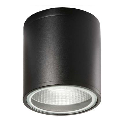 Ideal Lux - Εξωτερικός προβολέας GUN 1xGU10/28W/230V Ø 11 cm IP55 μαύρος
