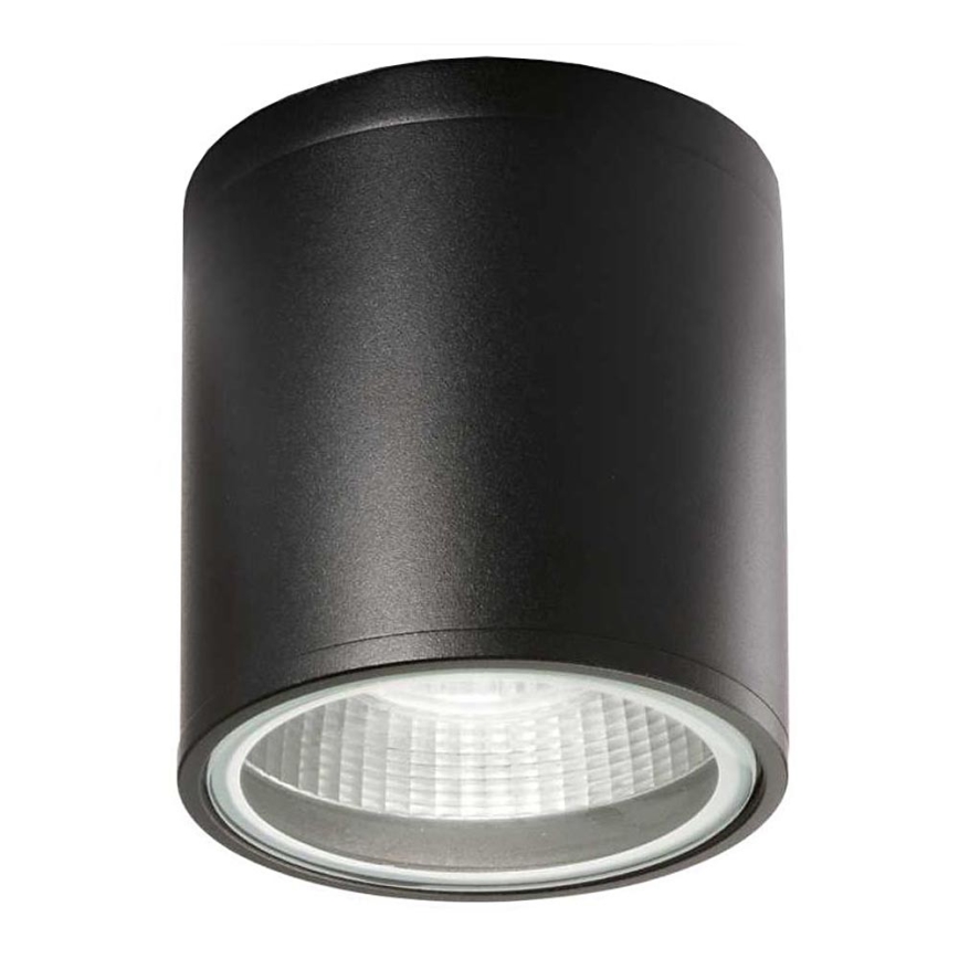 Ideal Lux - Εξωτερικός προβολέας GUN 1xGU10/28W/230V Ø 11 cm IP55 μαύρος