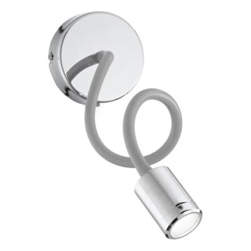 Ideal Lux - Ευέλικτη επιτραπέζια λάμπα LED FOCUS LED/4W/230V CRI 90 γυαλιστερό χρώμιο