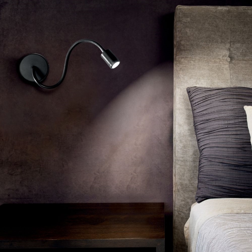 Ideal Lux - Ευέλικτο φωτιστικό LED FOCUS LED/4W/230V CRI 90 μαύρο