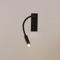 Ideal Lux - Ευέλικτο φωτιστικό LED IO LED/3W/230V CRI 90 μαύρο