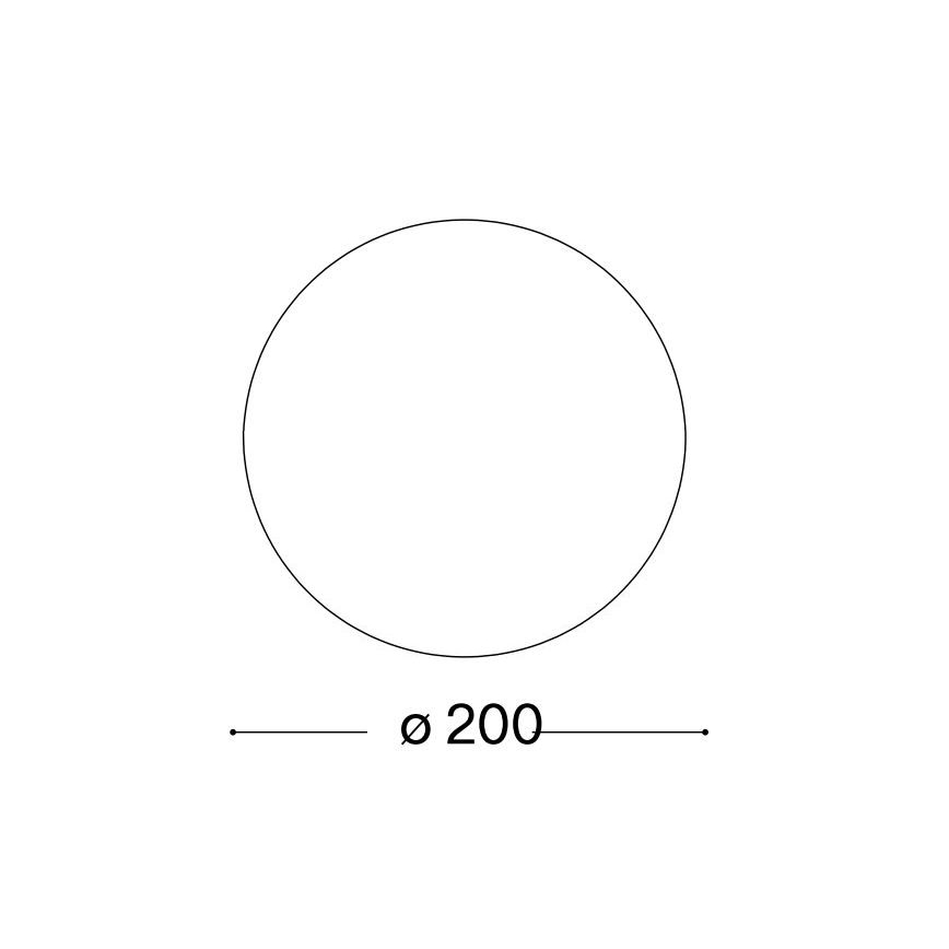 Ideal Lux - Ανταλλακτικό γυαλί MAPA για ντουί E27, διάμ. 20 cm, λευκό