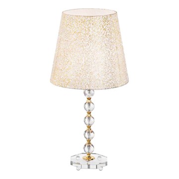 Ideal Lux - Επιτραπέζια κρυστάλλινη λάμπα QUEEN 1xE27/60W/230V χρυσό