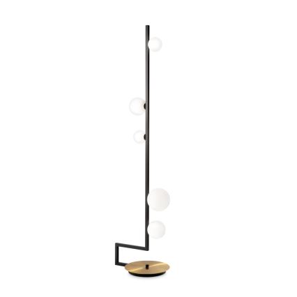 Ideal Lux - Επιδαπέδια λάμπα LED BIRDS 5xG9/3W/230V μαύρο/χρυσό