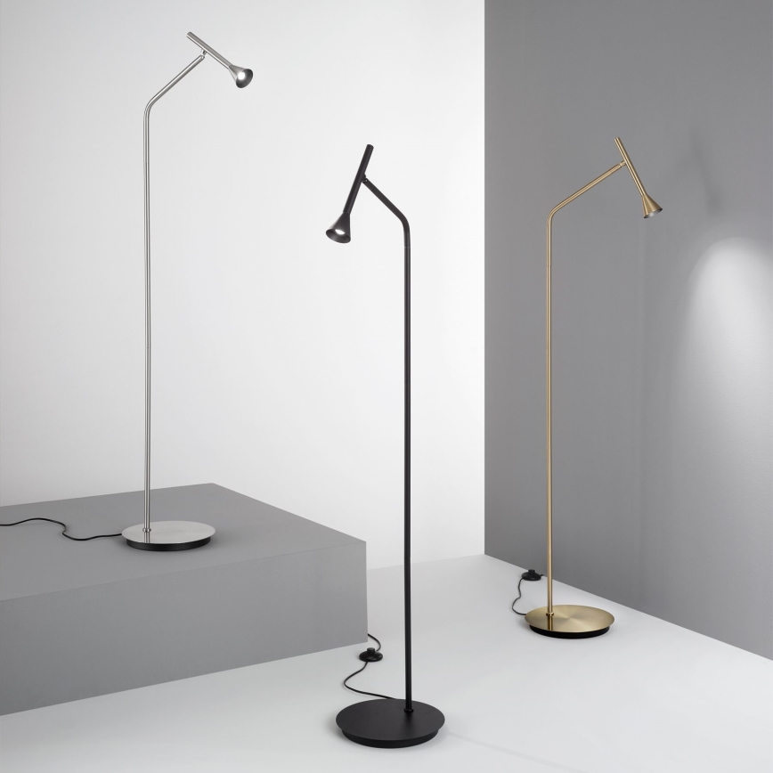 Ideal Lux - Επιδαπέδια λάμπα LED DIESIS LED/4,5W/230V CRI 95 μαύρο