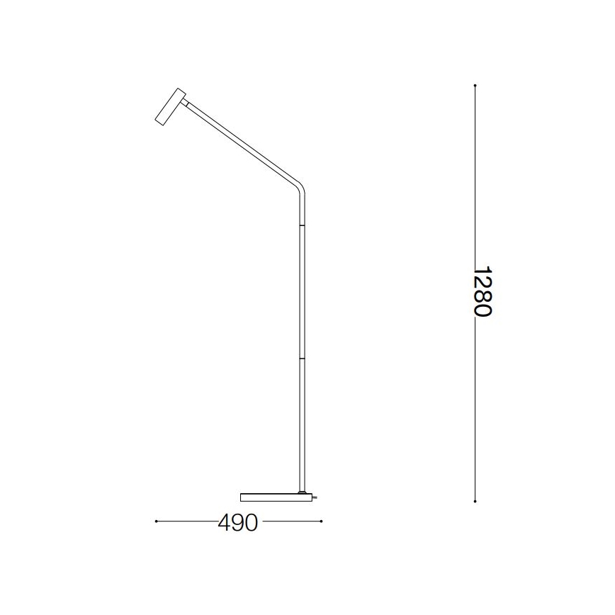Ideal Lux - Επιδαπέδια λάμπα LED EASY LED/3,5W/230V CRI 90 λευκό