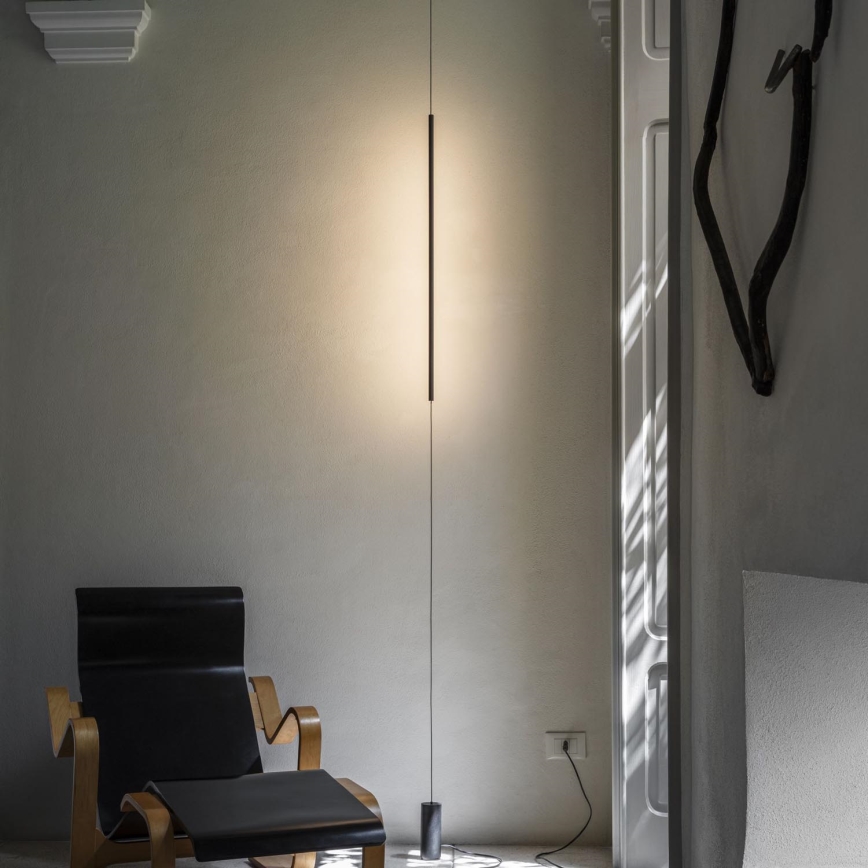 Ideal Lux - Επιδαπέδια λάμπα LED FILO LED/14W/230V 3000K CRI 90 μαύρο